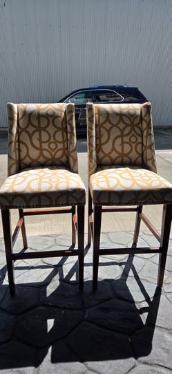 Padded bistro chairs