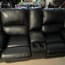 Leather Couch Recliner