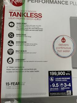 Rheem Propane On Demand Hot Water Heater