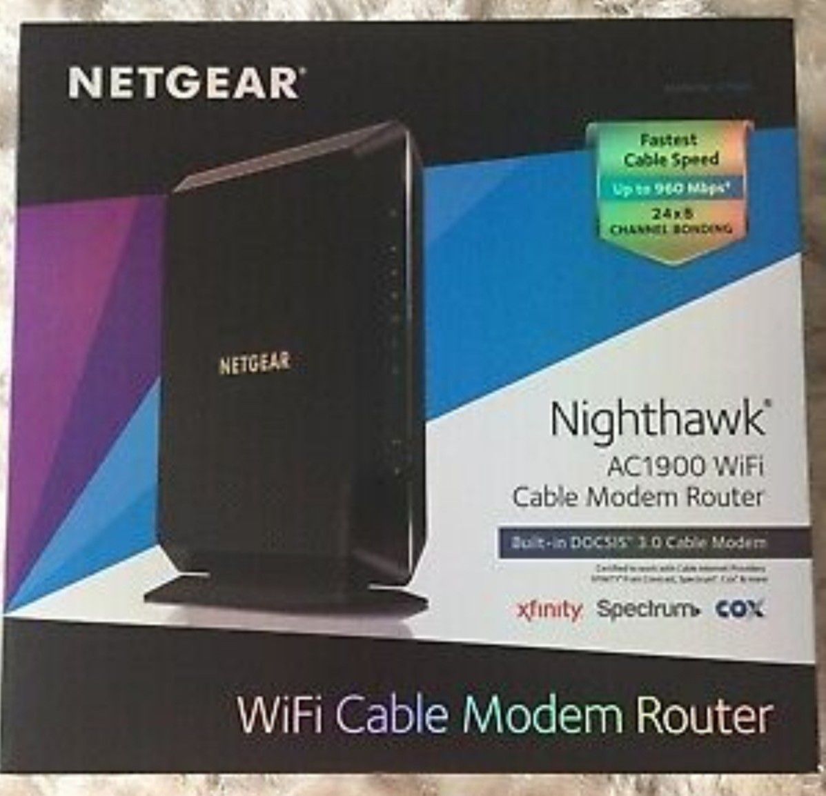 Netgear NIGHTHAWK Wifi Modem Router model C7000 (CABLE Wifi modem router combo)