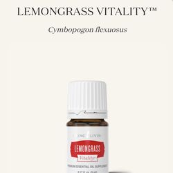 (5) lemongrass vitality 5 mL Young Living Essential Oils