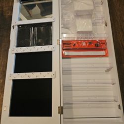 New White Jewelery Armoire Cabinet