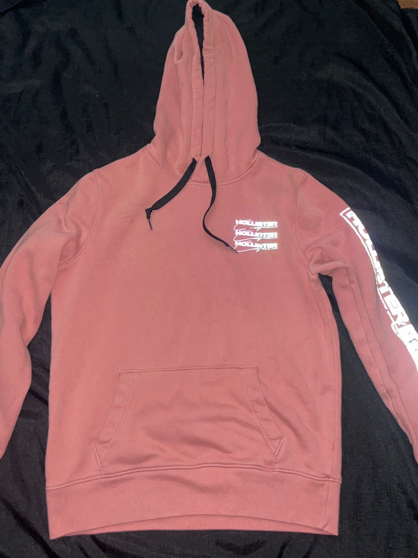 Holographic logo Hollister Hoodie size medium