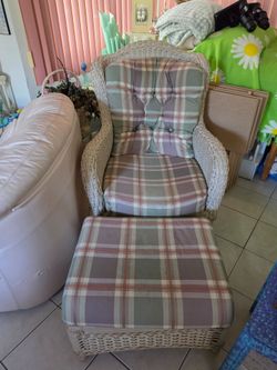 Chair and ottoman