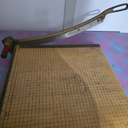 Antique Paper Cutter 