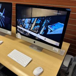 KEYBOARD/MOUSE INCLUDED! 27” iMac 5K Retina (2019) – i5 / 24GB RAM / 3.1TB Fusion / Radeon Pro 580X