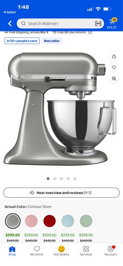 Like New Kitchenaid mixer $220.00
