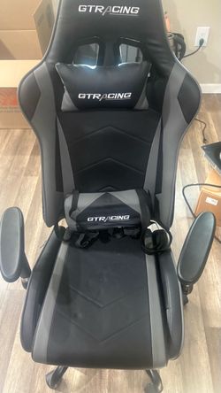GTRacing Gaming Chair Black and Gray