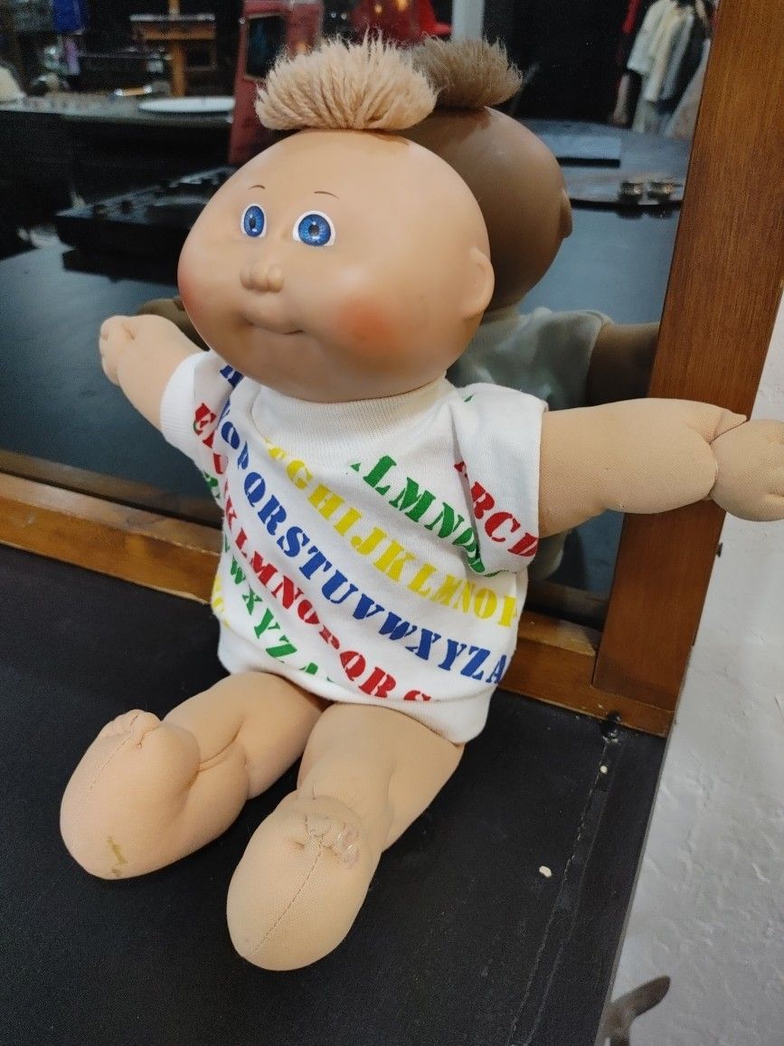 Vintage Cabbage Patch Kids Doll 1(contact info removed) Coleco Industries Xavier Roberts Me And My Kid Shirt 1984