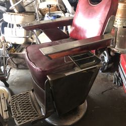 Rare Antique Barber Chair 