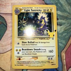 Light Toxtricity Pokemon PROMO