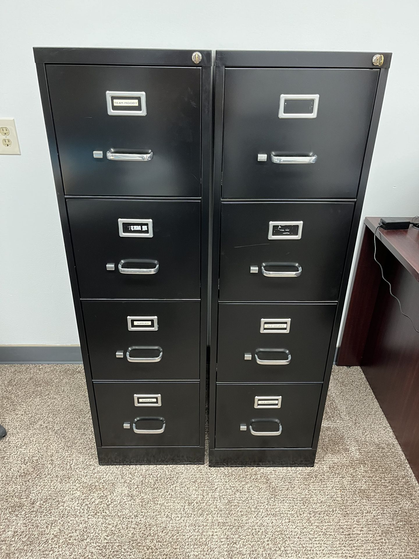 4 Drawer Vertical File Cabinets With Keys