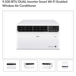 9,500 BTU DUAL Inverter Smart Wi-Fi Enabled Window Air Conditioner