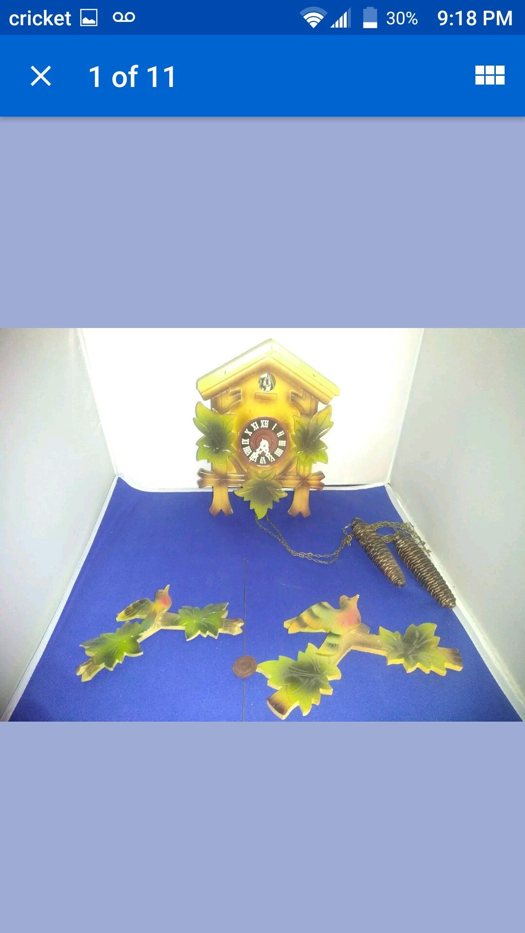 Cuckoo clock made in West Germany