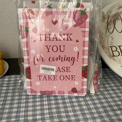 Strawberry Shortcake, Baby Shower Items