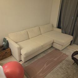 GREAT OPPORTUNITY: Left Chaise Ivory sofa Purchased from City Furniture 04/16/25