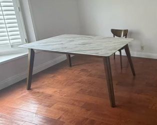 Table with stone surface