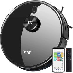 Robot Vacuum, Robotic Vacuum Cleaner with Lidar Navigation & Smart Mapping, 2700Pa Suction, Scheduled & Zone Cleaning, Self-Charging, Works with Alexa