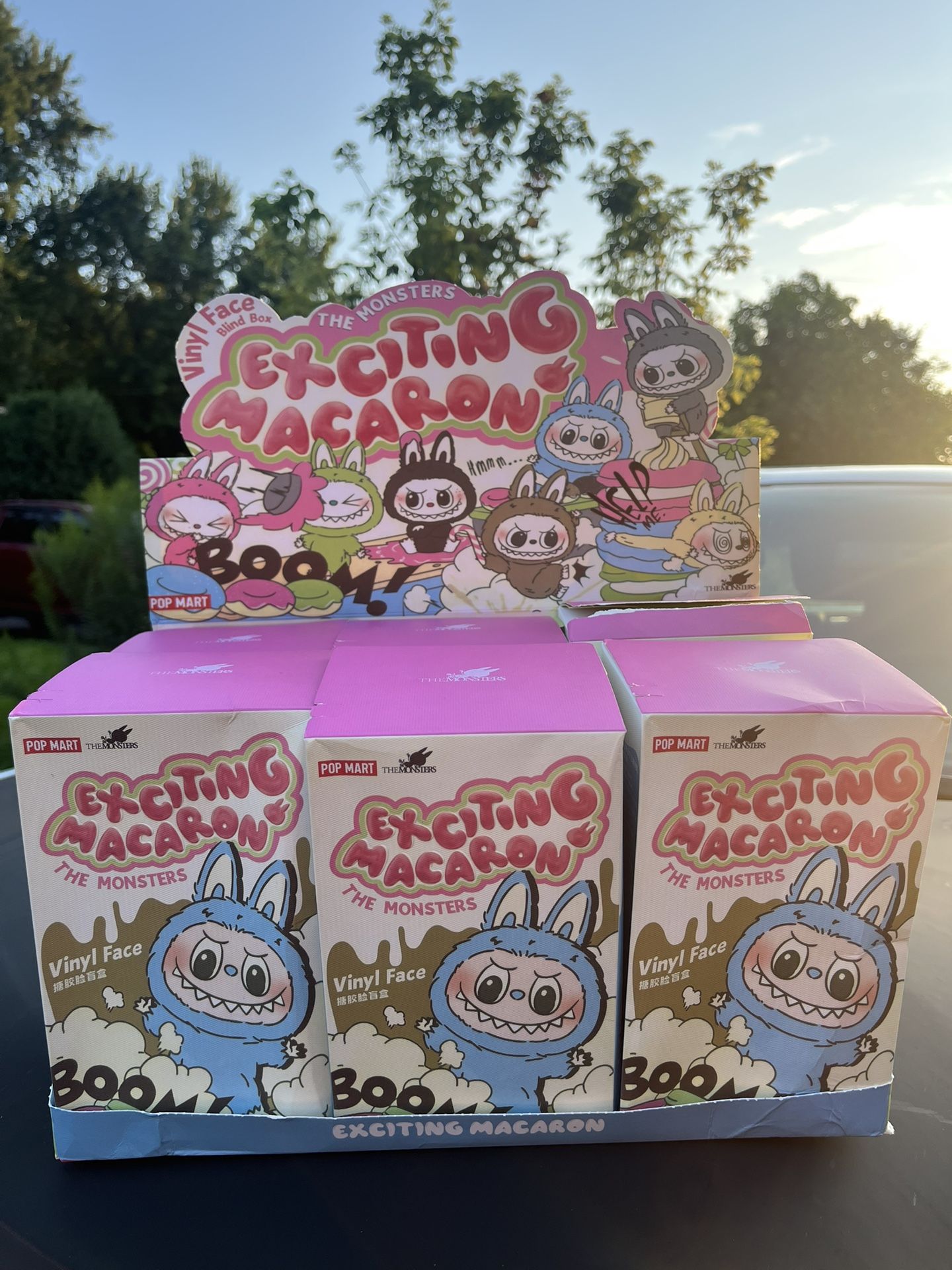 Labubu!! Exciting Macaron The Monsters vinyl face