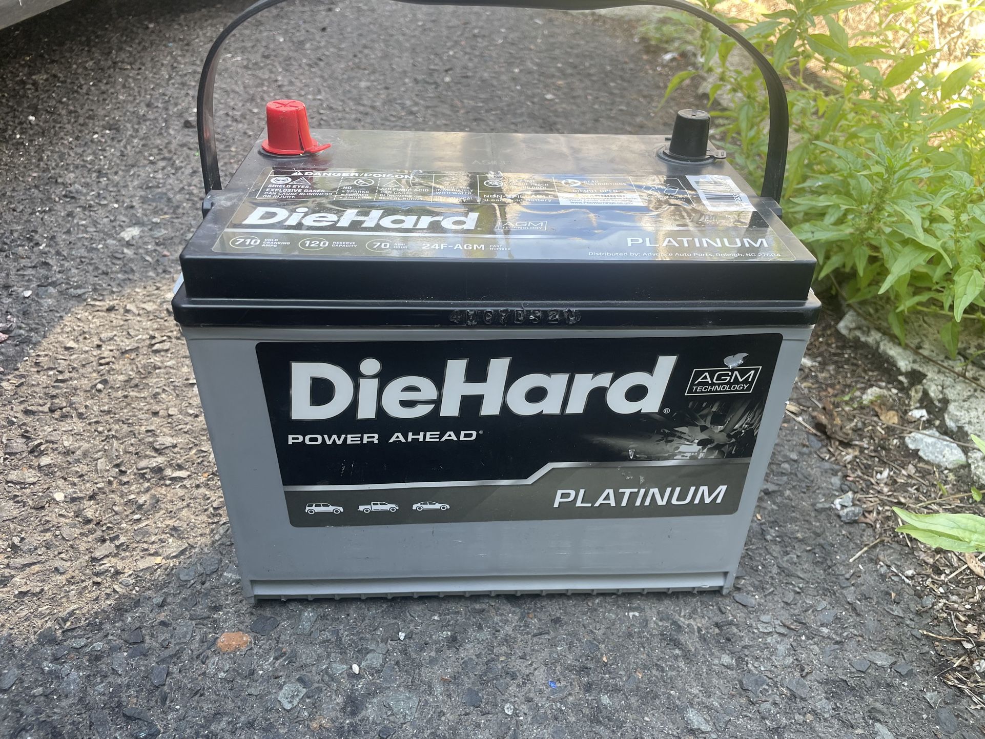 Brand New 24f agm Die Hard Platinum Battery
