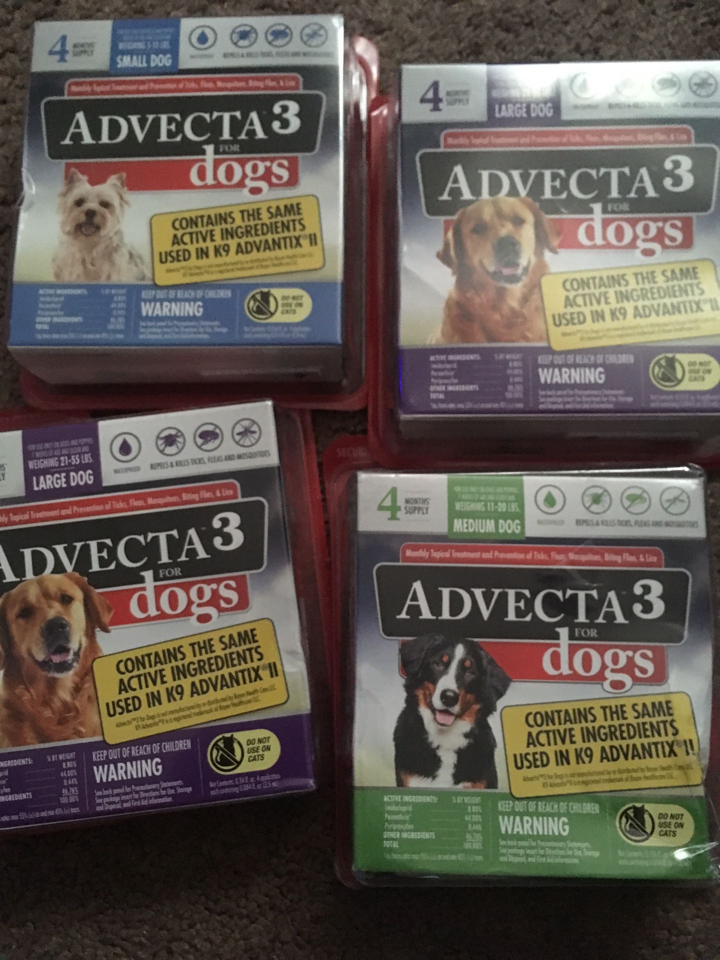 Advecta 3 flea and tick removal