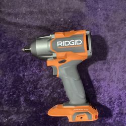 🧰🛠RIDGID 18V Brushless 4-Mode 1/2” Mid-Torque Impact Wrench w/Friction Ring-LIKE NEW!(Tool Only)-$125!🛠🧰