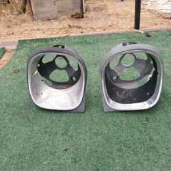 1974-77 Chevy Camaro Front Headlight/Fender Extensions And Bezels 