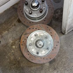 Drilled And Slotted Rotors For Old Skool Chevy