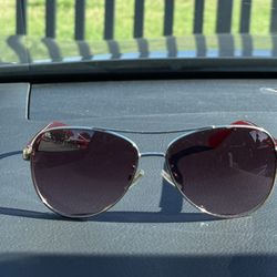 Coach Shining Light Gold Sunglasses 