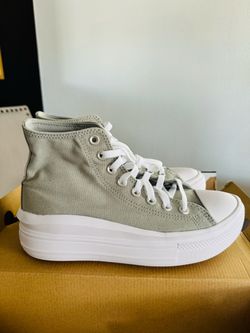 Sage Chuck Taylor All Star Move Platform (Also Posted in black)