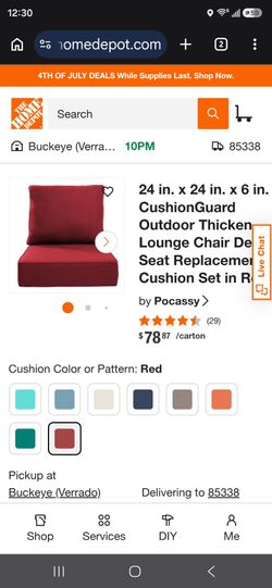 NEW CHILI RED CUSHIONS