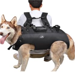 Dog Lift Harness, Back Leg Stair Support, Elderly, Disabled, Joint Injuries, Arthritis, Nail Rehabilitation, Large Dogs Up and Down