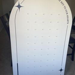 Wedding Decor! Arch Key Chain Board!!