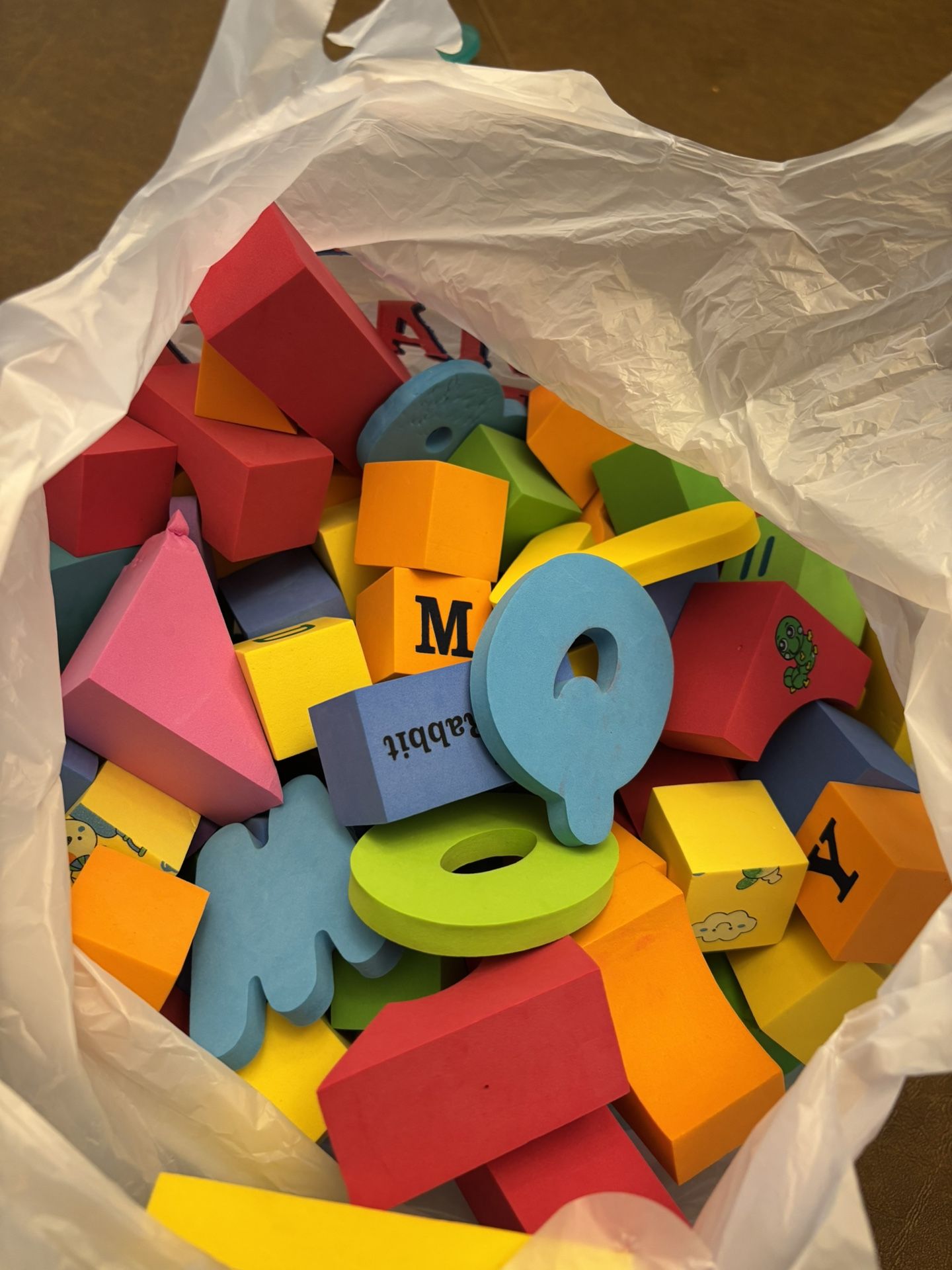 Foam Bath Blocks & Letters