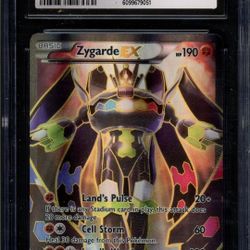 Pokemon CGC 10 Fates Collide Full Art Zygarde EX 54A/124