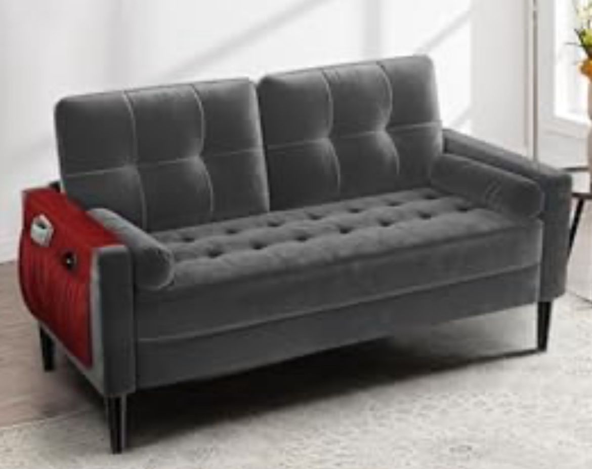 Velvet Loveseat