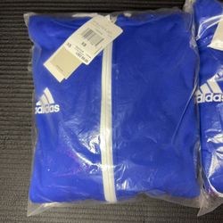 Full Zip Adidas Blue Hoody 