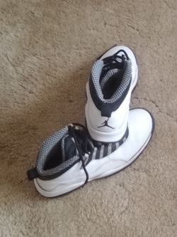 Air Jordan High-Top Sneakers White Black