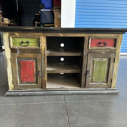 Beautiful Wood TV Stand