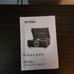 Highland 4-in-1 Record Player/