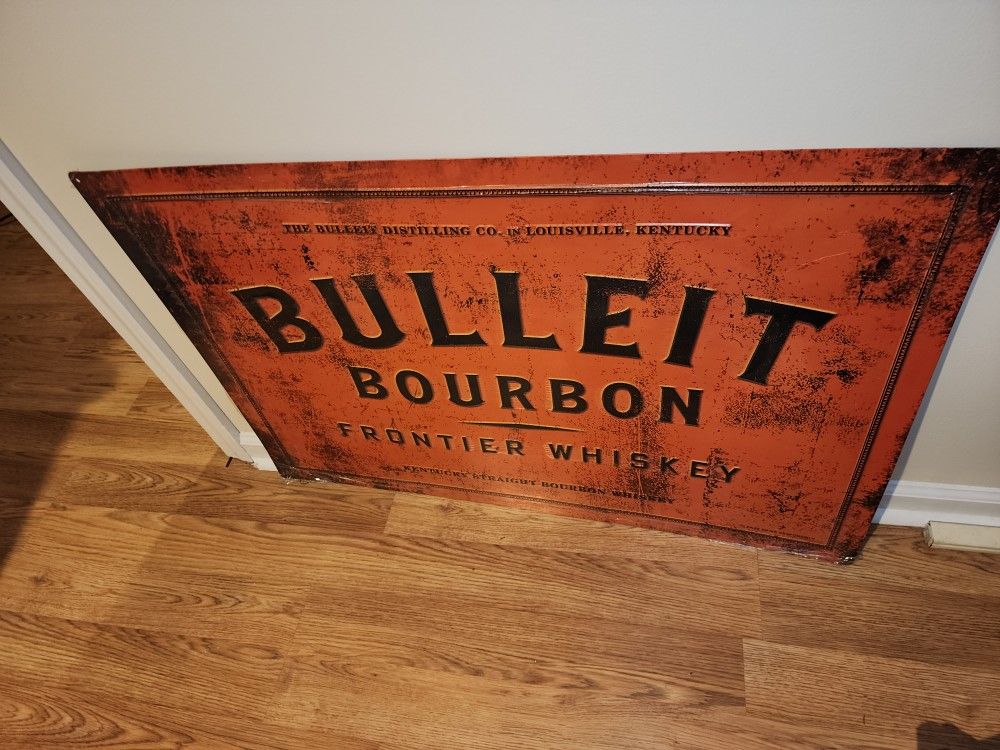 Bulleit Bourbon Tin Sign