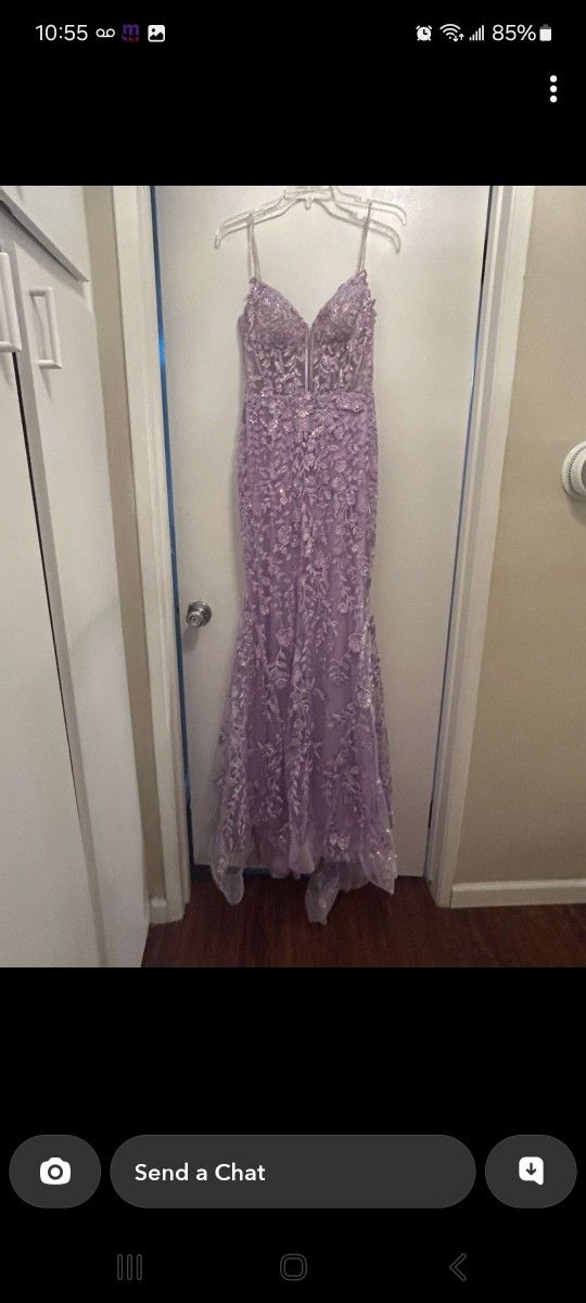 Purple Prom Dress 