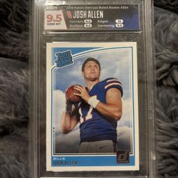 Josh Allen Rated Rookie Gem MT 9.5