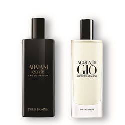 New 2-Pc Men’s fragrance  Armani Acqua di Gio And Code jumbo