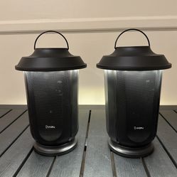 Onforu Outdoor Bluetooth Speaker with LED Lights, 2 Pack Wireless Loud Stereo