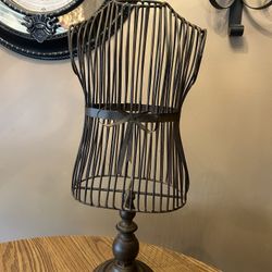 Decorative Dress Form - Metal Home Decor - Measurments In Photos