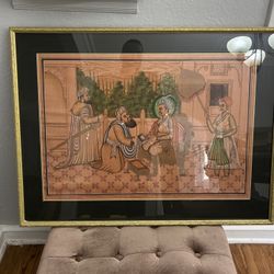 Indian Silk Painting 