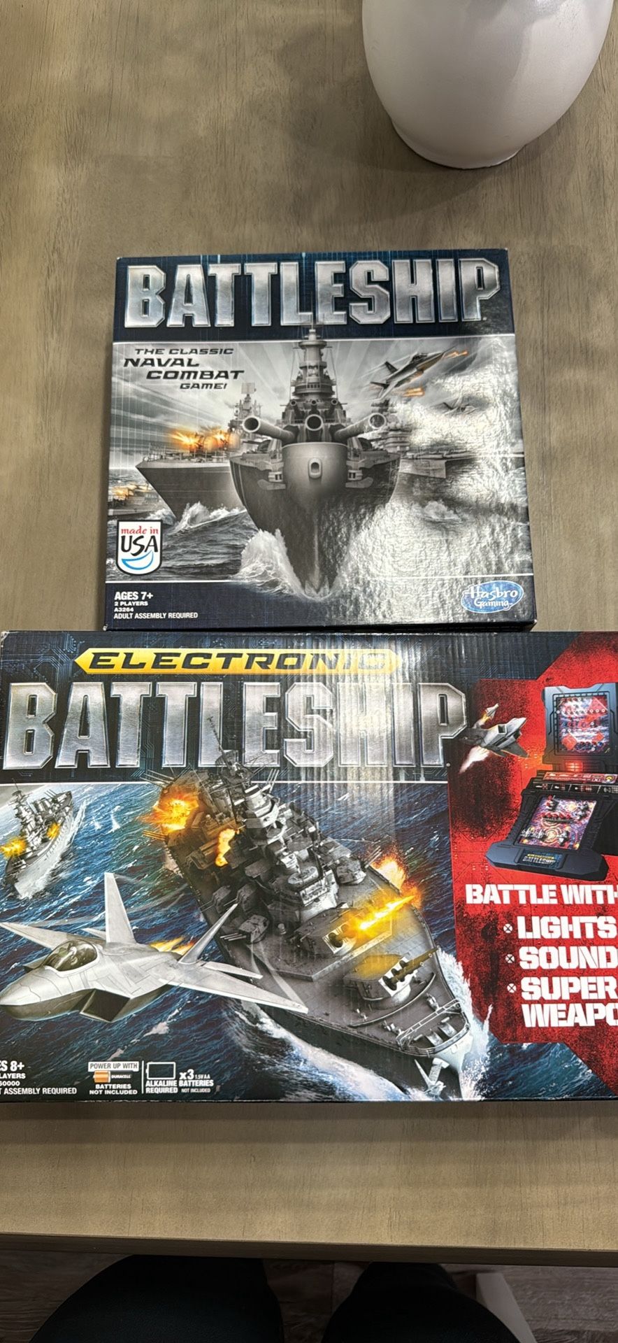 Electronic Battleship And Classic Battleship 