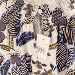 New With Tags, LOFT Summer Top Size Small  