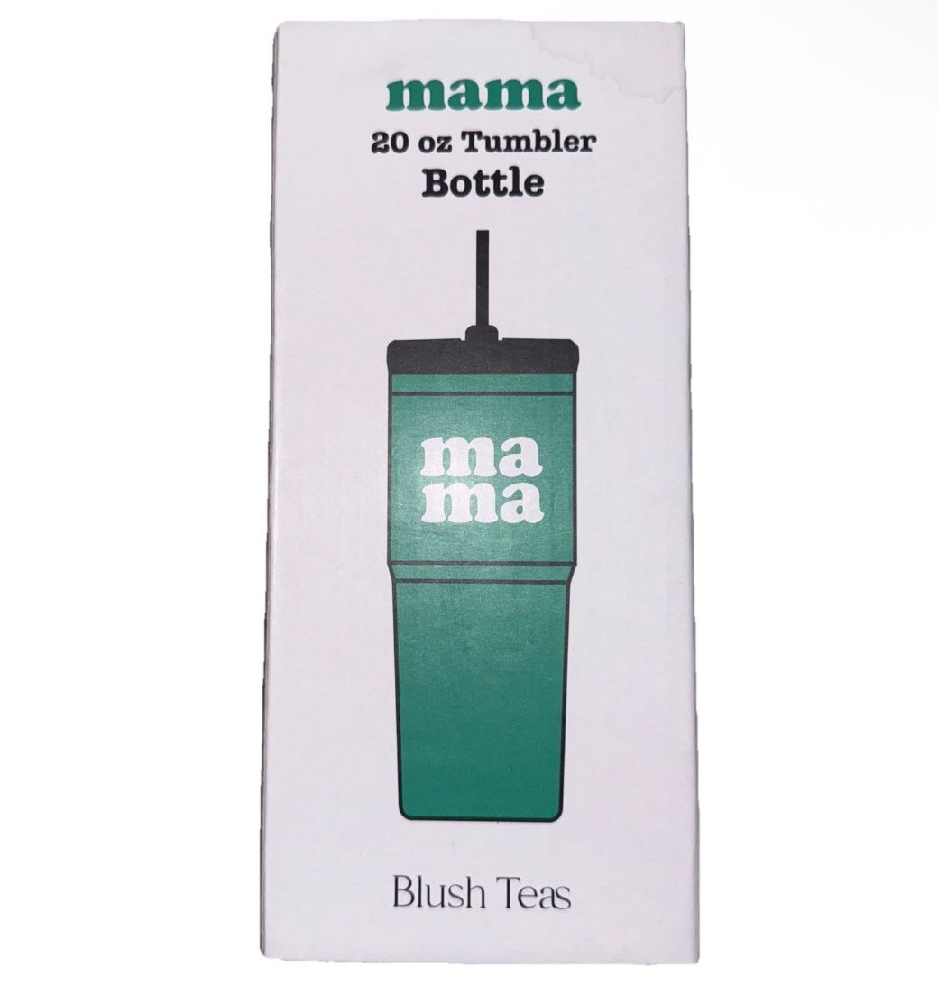 Blush Teas Green Mama Tumbler 20oz NIB